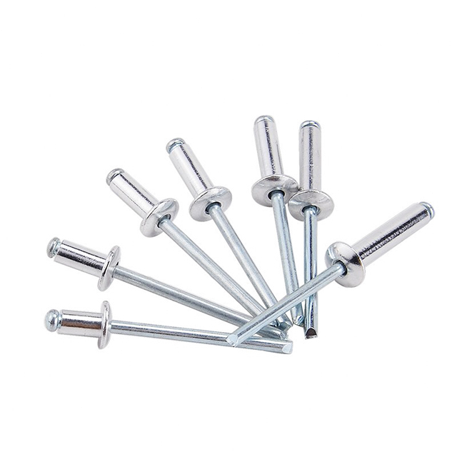 Fournisseur d'usine Type ouvert Colleur de longueur personnalisée Aluminium Open EXTRIEUX ACEU SOLIDE MÉTAL RIVET POP RIVET BLIVET RIVET